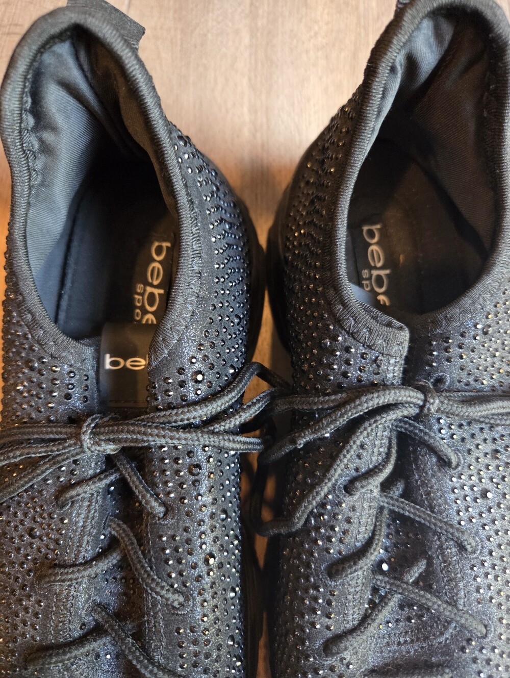 Bebe Sport Leyla Rhinestone Sneakers - Picture 3 of 6